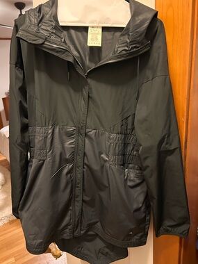 Reebok Black Hooded Windbreaker Jacket